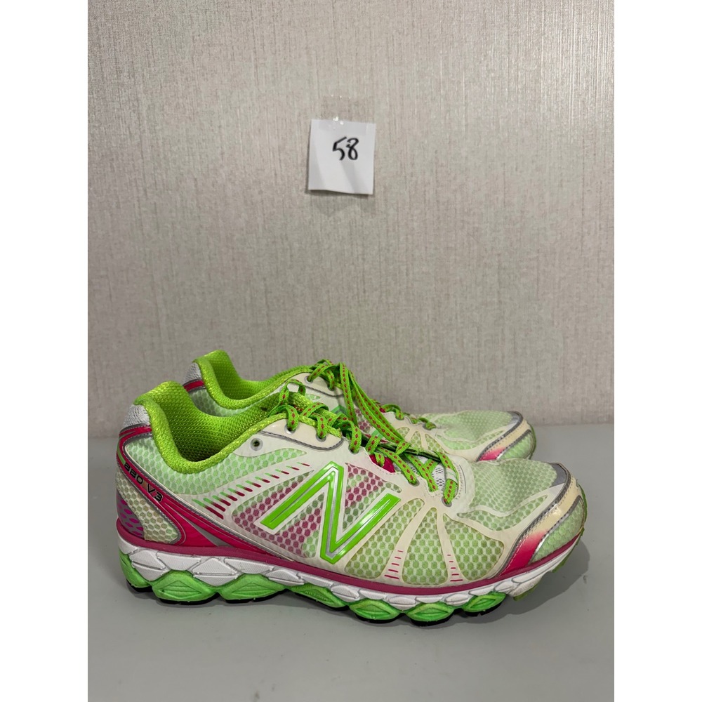 New Balance 880 V3 Womens Running Shoes Lime Green Pink W880PG3 Size 10.5 B